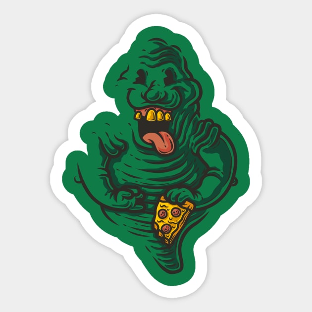 Green Ghost Sticker by krisren28